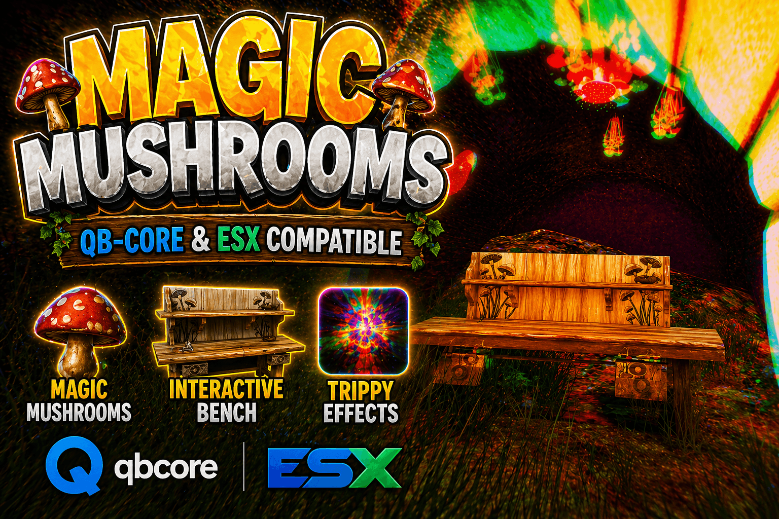 Interactive Magic Mushrooms